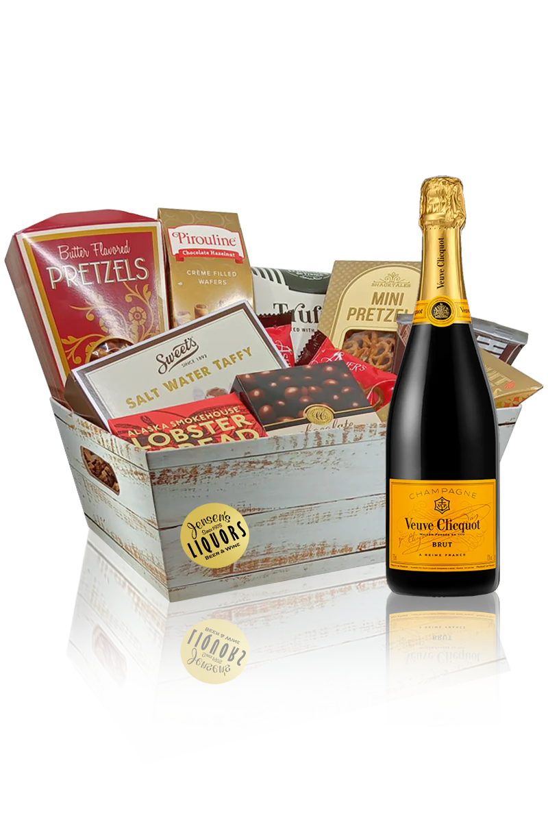Champagne Gift Basket Veuve Clicquot Brut