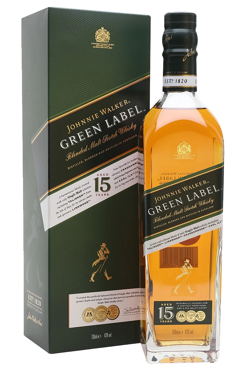 Johnnie Walker Green Label 15 Years Blended Scotch Whisky