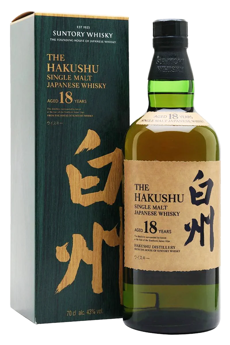 The Hakushu 18 Years Single Malt Japanese Whisky